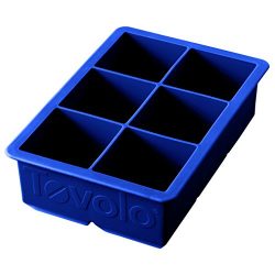 Tovolo King Cube Ice Mold Tray, Long Lasting Sturdy Silicone
