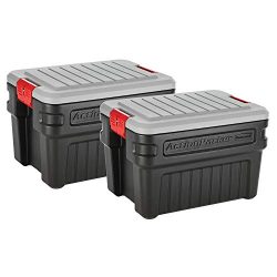 Rubbermaid ActionPacker️ 24 Gal Lockable Storage Box Pack of 2