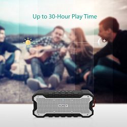 AUKEY Bluetooth Speaker with Outdoor Loud Sound, Waterproof IPX7