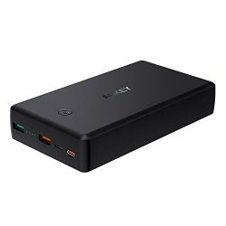 AUKEY USB C 30000mAh Power Bank, Portable Charger