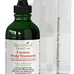 Cayenne Hair Loss Scalp Treatment. DHT Blocker, Organic Hair Growth Oil