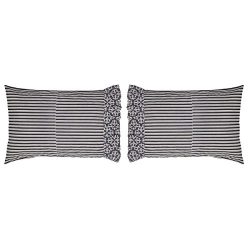 VHC Brands Elysee Pillow Case Set of 2