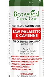 Hair Growth/Anti - Hair Loss Sulfate-Free SHAMPOO "Saw Palmetto & Cayenne"