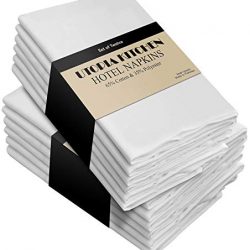 Utopia Kitchen White Cloth Napkins Bulk (Pack of 288)