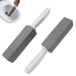 Comfun Toilet Bowl Pumice Cleaning Stone with Handle Stains