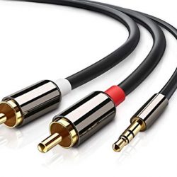 Nextronics - 3.5mm to 2RCA Male Stereo Auxiliary Audio Cable