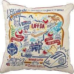 Primitives by Kathy Home Minnesota State Cotton Decorative Throw Pillow