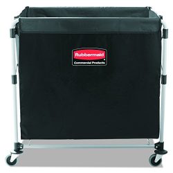 Rubbermaid Commercial Collapsible X-Cart, Steel