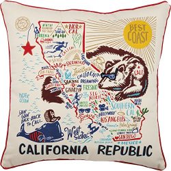 Primitives by Kathy Home State California Republic Decorative Throw Pillow