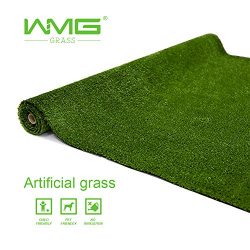 WMG Artificial Grass Lawn 4'x6' Synthetic Turf Grass Rug