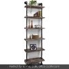 Industrial 6-Tiers Modern Ladder Shelf Bookcase