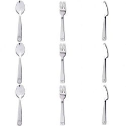 Boon Earthie 3 Set small stainless steel 6 in flatware utensils sets