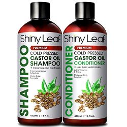 Castor Oil Shampoo and Conditioner With Ricinoleic Acid, Organic Castor Oil