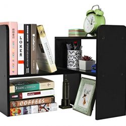 PAG Desktop Bookshelf Adjustable Countertop Bookcase Office