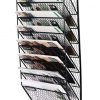 PAG 8 Pockets Hanging Wall File Organizer Mail Letter Holder Metal