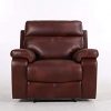 Halter Recliner Sofa, Cherry