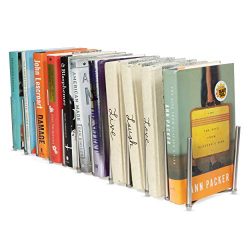 Adjustable Stainless Steel Book Holder Decorative Free-Standing Rack