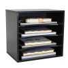 PAG Office Supplies Desk Organizer Wood File Mail Sorter