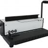 New All Steel Metal Wire Coil 34Holes Punching Binding Machine