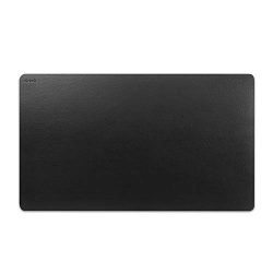 Nekmit Leather Desk Blotter Pad 36 x 20 Inches, Waterproof, Non-Slip, Black