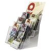 Clear-Ad - Acrylic Brochure Holder with Business Card Pocket