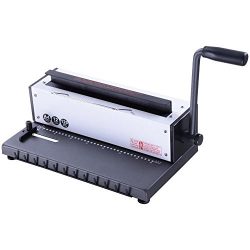 INTBUYING Manual Spiral Coil Binder Puncher 34 Holes Book