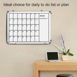 Magnetic White Board 24 x 18 Dry Erase Board Wall Hanging Whiteboard