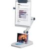 Fellowes Flex Arm Weighted Base Copyholder, Platinum/Grey
