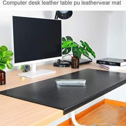 Non-Slip Soft Leather Surface Office Desk Mouse Mat Pad