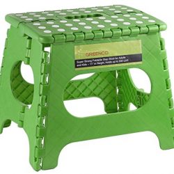 Greenco Super Strong Foldable Step Stool for Adults and Kids