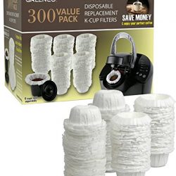 Greenco 300 Disposable Replacement K-Cup Filters Compatible