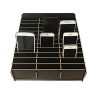 Loghot Wooden 36 Storage Compartments Multifunctional Storage Box