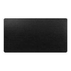 Nekmit Leather Desk Blotter Pad 34 x 17 Inches, Waterproof, Non-Slip, Black