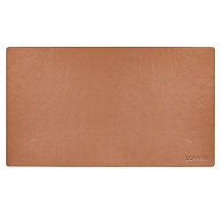 TOP RATED - Modeska 24"x14" Leather Desk Pad - Executive Blotter and Protective Mat - Mouse Pad - Brown