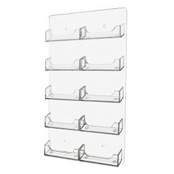 Marketing Holders Wall Business Card Holder Vertical Wall Mount