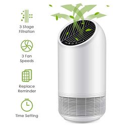 BestAir Air Purifier, Home & Office Air Cleaner with True HEPA Filter for Allergies and Pets, Smokers, Pollen, Mold, Quiet Odor Eliminator