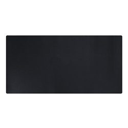 KINGFOM Desk Mat Pad Blotter Protector 47.2" x 23.6", PU Leather Desk Mat Laptop Keyboard Mouse Pad with Comfortable Writing Surface Waterproof (Black)