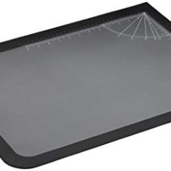 Artistic Office Products 17" x 22" Logo Pad Lift-top Desktop Organizer Desk Mat, Black/Clear