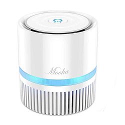 MOOKA Air Purifier, Air Cleaner with 3-in-1 True HEPA Filter for Home and Office