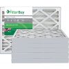 FilterBuy 12x20x2 MERV 8 Pleated Air Filter Pack of 6 – High-Quality Filters for Cleaner Air 