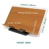 Wiztem Freesia Book Stand (19.6" X 11.8" Bookstand/Bookstands/Holder)
