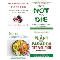How Not To Die, Longevity Paradox [Hardcover], Vegan Longevity Diet