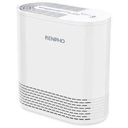 RENPHO Air Purifier for Home Allergies and Pets, Air Purifiers for Bedroom with True HEPA Filter, Air Cleaner for Smokers Office Child Room, Eliminates Allergens, Odors, Mold, Dust, Pet Dander, Smoke
