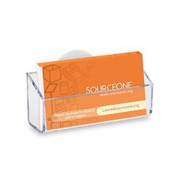 Source One Clear Gift Card Holder Business Card Holder