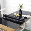 OstepDecor Custom Vinyl Black Desk Protector