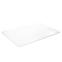 New Version Crystal Clear Desk Protector 24 x 48 Inches, Odorless Desk Pad, PVC Soft Writing Mat, Round Corners, Shipped Flat
