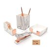 Multibey 2019 4 Pack Office Supplies Kit Stationery Desk Accessories Set