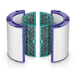 Dyson Replacement (HP04/TP04/DP04) Sealed Two Stage 360° Filter System, Purple/Teal