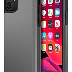 Protanium Case Designed for Apple iPhone 11 Case (2019) (6.1-inch) Heavy Duty Protection/Shock Absorption/Dual Layer TPU/Rigid Back Armor/Scratch Resistant/Reinforced Corner Frame - Gunmetal