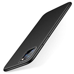 TORRAS Slim Fit iPhone 11 Pro Case Hard Plastic Ultra-Thin Full Protective Cover with Matte Finish Phone Case for iPhone 11 Pro 5.8 inch (2019), Space Black